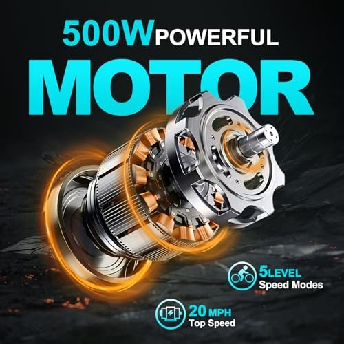 Electric Bike for Adults 750W Motor Foldable Bikes Up to 24 MPH Long Range Ebike for Adult 48V Removable Battery 20″ Fat Tire 5 Speed Modes EBike ZL2006 UL 2849 Certified City Urban Commuting Bicycles - Image 4