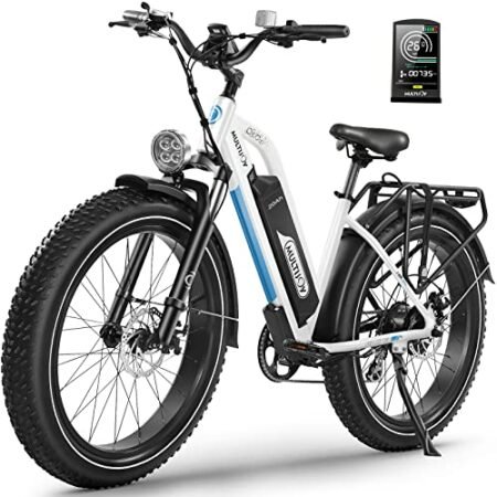 Electric Bike for Adults,Upgraded 48V 20Ah Removable Battery,Peak 1000W Powerful Motor,70Mi Long Range,26″x4″ Fat Tire,UL Certified 7-Speed