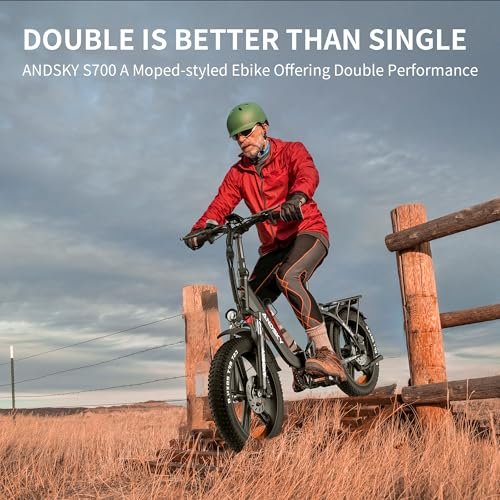 Electric Bike for Adults 750W Ebike 30 Mph Peak 1200W 80Nm Max Range 50Miles 48V 16Ah Removable Battery Foldable 20” x 4.0″ Fat Tire Adult Electric Bicycles 7-Speed Hydraulic Front Rear Oil Brakes - Image 5