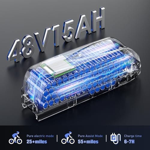 Electric Bike for Adults with 1000W Peak Motor 27.5″ Electric Bicycles 48V15AH Removable Battery Ebike,32MPH Mountain Bike 21 Speed Ebikes,Front Suspension Electric Bikes