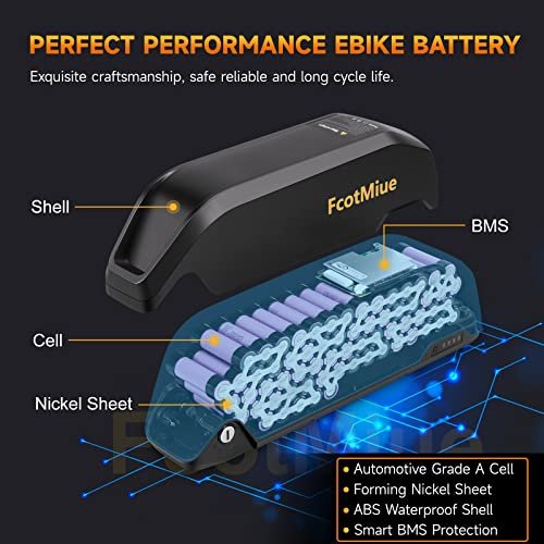Ebike Battery Pack 36V 48V 52V Down Tube Electric Bike Lithium ion Batteries with Charger - Image 7