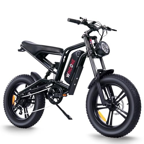 E2 Electric Bike for Adults,750W Ebike with 48V13Ah Removable Battery,All-Terrain 20″ Fat Tire Electric Bikes Up to 28MPH & 46.6Miles,Full Suspension,Cruise Control,UL Certified,Moped E-Bike