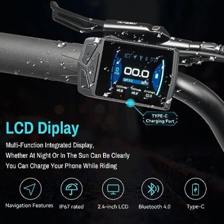 Ebikes for Adults Fat Tire Ebike 2400w/1200w Dual Motor/Single Motor Equipped with 48v/40ah Or 48v/30ah Dual Lithium Battery Electric Bike