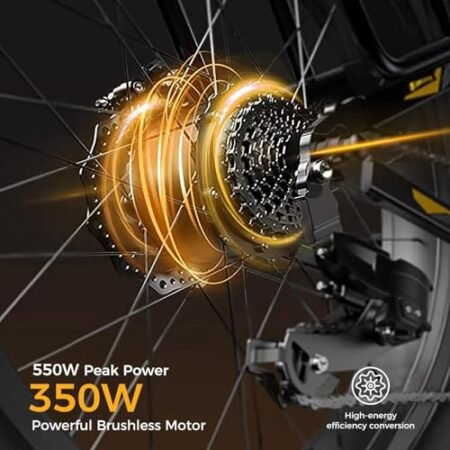 Cruiser Electric Bike for Adults,27.5″ Dual Disc Brakes Electric Bicycle,Peak Power 500W 375WH Removable Battery Hybrid Beach Cruiser Ebike,7-Speed UrbanPace Electric Bike