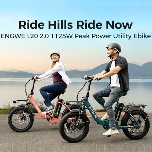 ENGWE Electric Bike for Adults, Foldable 1125W Peak Motor Ebike, 28Mph 80Miles Commuter E Bike with 52V 13AH Removable Battery, 20″ x 3.0 Fat Tire Folding Electric Bicycle - Image 5