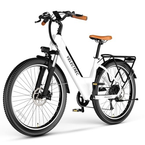 Cityrang 2.0 Electric Bike for Adults with 1000W Peak Motor, 15AH Removable Battery and up to 70Miles 25MPH,UL Certified 26″ Electric Commuter Bike with 7-Speed and Adjust Front Suspension - Image 5