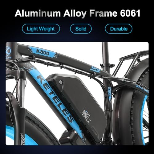 Electric Bike with 54.6V 2A Charge Ebike Electric Mountain Bike for Adults with 1000W*2 Motor,37.28mph Max Speed - Image 3