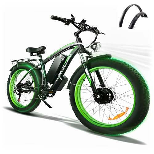 Electric Bike for Adult 2000W Ebike 48V20AHRemovable Battery 26″X4″Fat Tire 35MPH&80Miles Shi-mano 21 Speed Mountain Electric Bicycle with Dual Hydraulic Disc Brakes - Image 4