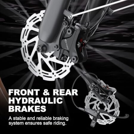 1000W Electric Bike for Adults,Powerful Motor 48V 16AH Battery Snow Beach Ebike Hydraulic Disc Brake Electric City Bike Up to 31MPH All Terrain 26″ Fat Tire Ebikes for Adults