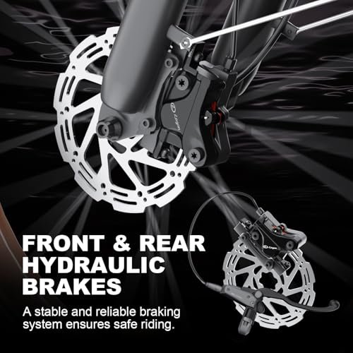 1000W Electric Bike for Adults,Powerful Motor 48V 16AH Battery Snow Beach Ebike Hydraulic Disc Brake Electric City Bike Up to 31MPH All Terrain 26″ Fat Tire Ebikes for Adults