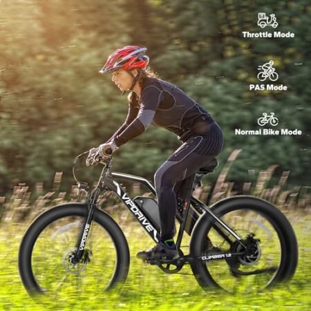 Electric Bike for Adults, 750W/500W Ebikes with 48V 13AH Battery, 26 Inch Fat Tire Electric Bicycle, 7-Speed Up to 21MPH 50Miles Mountain E-Bike for Adults