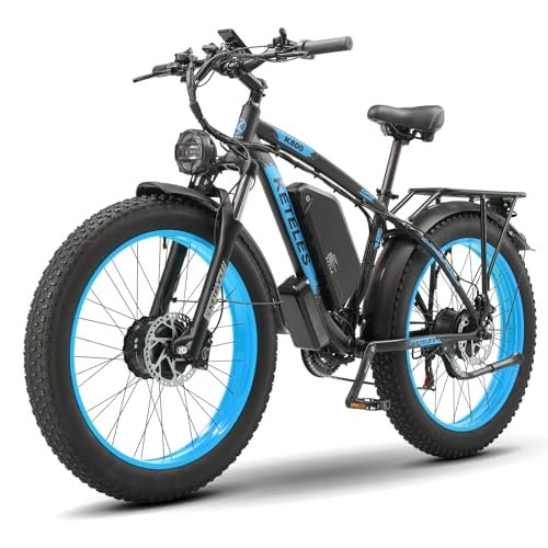 Electric Bike with 54.6V 2A Charge Ebike Electric Mountain Bike for Adults with 1000W*2 Motor,37.28mph Max Speed - Image 4
