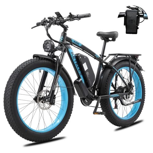 Electric Bike for Adult, 26″ Fat Tire Electric Bicycle 48V 17.5AH/13AH Removable Battery 1000W 28MPH Ebike 21 Speed Mountain Electric Bike, UL and GCC Certified - Image 6