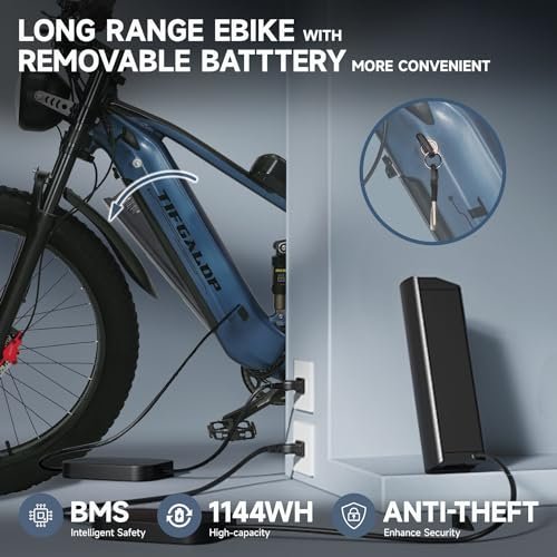 Electric Bike for Adults – 1000W Ebike with 33 MPH 60 Miles Range, 26″ x 4.0″ Off-Road Fat Tires Electric Bicycle 7 Speed E Bike 864Wh (48V18Ah) Removable Battery… - Image 5