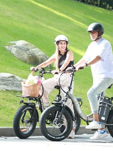 Foldable Electric Bike 1500W Peak Power Ebikes, 48V 23.4Ah Removable Battery, Up to 85 Mile Long Range Electric Bike 28MPH 3A Fast Charger 7-Speed Commuting Folding Ebike for Men Women - Image 4