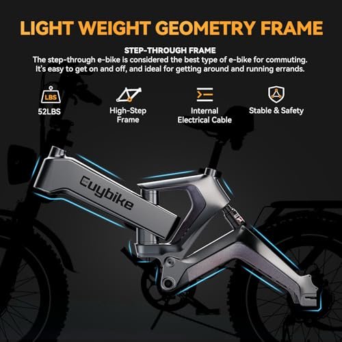 Electric Bike for Adults with Peak 2000W Brushless Motor,100Miles 35MPH All-Terrain Foldable Electric Bike with 48V30A Removable Battery,8-Speed ebike,20″x4.0 Tires and Dual Suspension Bicycles - Image 3