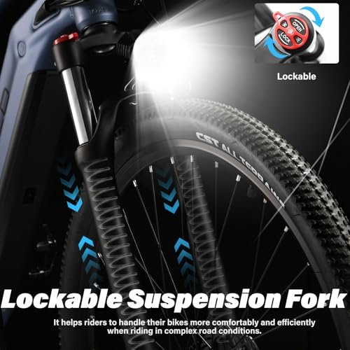 E·Bycco 29” 1000W Motor Electric Bike for Adults 32MPH with 48V 17.5AH Battery Up to 65 Miles 7Speed Mountain Ebike, Pedal Assist Throttle Class 3 Electric Bicycle for Commuter E Bike - Image 6