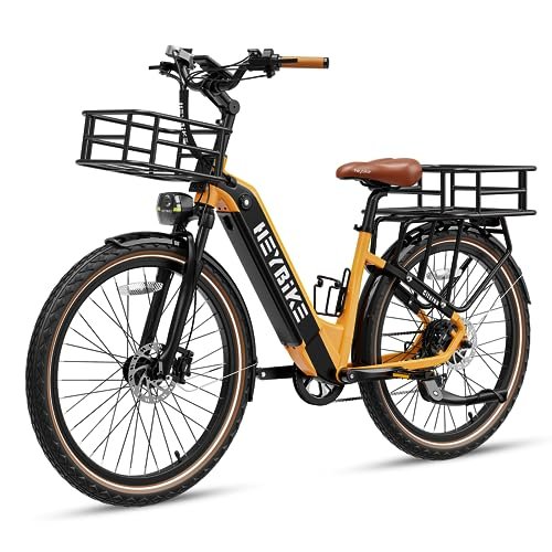 Heybike Cityrun Electric Bike, 1000W Motor Peak City Cruiser Ebike, 48V 15Ah(720Wh) Battery, 60 Miles, Step-Thru Electric Bicycle with APP Control, 3H Fast Charging, Commuter Electric Bike for Adults - Image 3