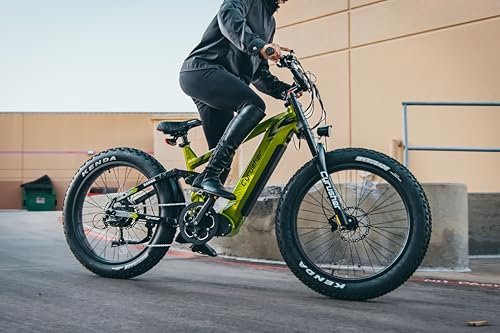 Cyrusher Ranger 26Inch Electric Bike, 52V 20Ah 1040Wh 56Miles EBike, Air Suspension, Hydraulic Disc Brakes, 4Inch Fat Tires - Image 6
