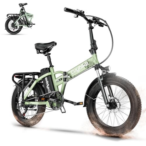 Folding Electric Bike for Adults, 1000W Motor(1500W Peak),30MPH, 60Mile,48V 20AH Battery,20″ Fat Tire Foldable Electric Bicycle,Commuter Beach Snow E-Bikes,7-Speed - Image 5