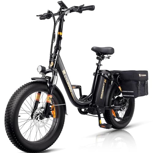 CycFree Electric Bike for Adults,1000W Peak Motor Ebike with 48V 15.6Ah Removable Battery up to 75+Miles & 20MPH Commuter Electric Bicycle, 20″ Fat Tire All-Terrain Step-Thru 7-Speed E Bike