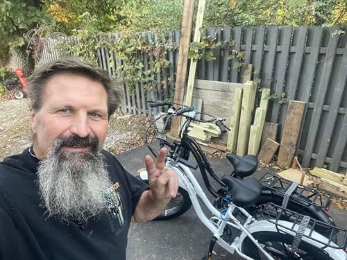 Beach Cruiser E-Bike 1050W Pack Watts Motor 48V/768WH Lithium Battery 26”x4.0 Fat Tire Max Speed 28m/h Step-Thru M5 Larger Size Display 7 Gears for Adults - Image 6