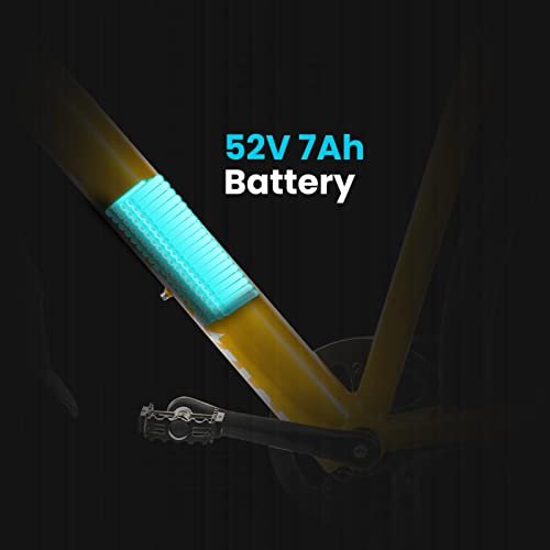 MAGICYCLE Commuter Electric Bike for Adults 350W Motor Belt Drive Ebike 52V 7A Lightweight Electric Bike 28″ 20MPH Commuter Electric Bicycle Up to 40 Miles