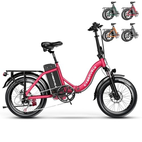 MARS700 Peak 1000W Motor Folding Electric Bike for Adults, 48V 20.8 AH Super Battery Up to 30MPH and 100 Miles, 7-Speed 20″ Fat Tire All Terrain Ebike