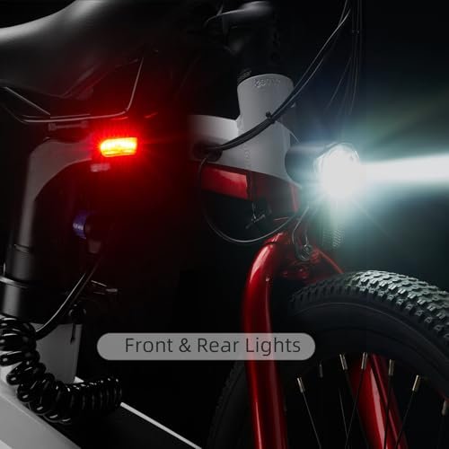 T10 Electric Bike for Adults, 250W 60 Miles Removable 36V Battery Ebike, 20″ UL Certified Electric E Bike with 7-Speed, 2 Riding Modes Adult Electric Bicycles for Commute - Image 4