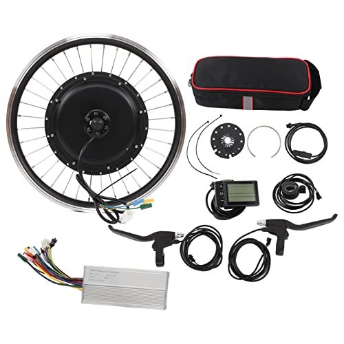 VBESTLIFE Front Wheel Electric Conversion Motor Kit, 20 Inch 48V 1500W Electric Bike Front Drive Motor Wheel Kit with 35A Controller LC?S866 Meter Shifter Assist Sensor - Image 5