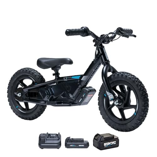 STACYC 12eDRIVE Electric Balance Bike for Kids Ages 3-5 Years Old Bundle 5AH 20VMAX E Bike Battery for 12eDrive and 16eDrive Bikes - Image 4