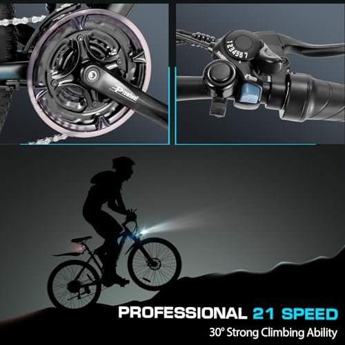 Vivi Electric Bike, 27.5″ Electric Bike for Adults 500W(Peak 750W) Ebike 21.7MPH Electric Mountain Bike with 48V 499.2WH Battery, Up to 50 Miles, Cruise Control, 21 Speed Adult Electric Bicycles - Image 5