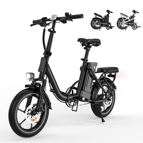 SEHOMY Folding Ebike for Adults Up to 35 Miles, 16″ Electric Bike for Adults with Max Speed 25MPH, Peak 630W Motor, Removable 36V Battery, City Commuter Ebikes, Adults Electric Bicycles for Men&Women - Image 4