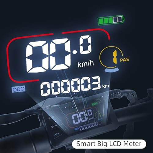 T10 Electric Bike for Adults, 250W 60 Miles Removable 36V Battery Ebike, 20″ UL Certified Electric E Bike with 7-Speed, 2 Riding Modes Adult Electric Bicycles for Commute - Image 7