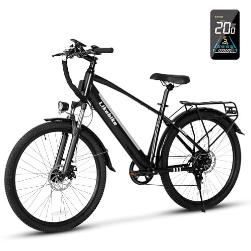 Seeker 26″ Electric Bike for Adults with Peak 500W Brushless Motor, 35Miles 324WH Removable Battery 20MPH Commuting Electric Mountain Bike, UL 2849 Certified, Front Fork Suspension - Image 5
