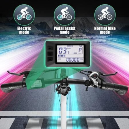 Vivi Electric Bike, 20″ Folding Electric Bike Peak 750W Ebikes for Adults, 21.7MPH Foldable Ebike Electric Bicycle with 48V Removable Battery, 7 Speed Commuter Ebike Cruise Control, UL 2849 Certified