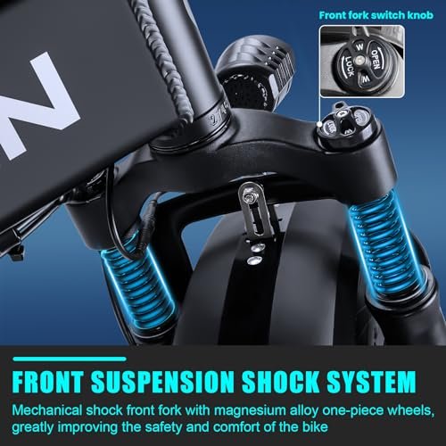 V3 Electric Bike for Adults, Folding Fat Tire Ebike 750W 20” x 4.0″ 28MPH E-Bike 48V 13AH Electric Bicycle Shi-Mano 7-Speed - Image 6