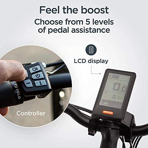 Schwinn Voyageur Electric Bike, Mechanical Disc Brakes