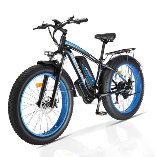 SENADA Electric Bike for Adults, 26″x 4″ Fat Tire Ebikes, 1000W Motor Electric Mountain Bicycle Max Speed 30MPH 62 Miles, 48V 17.5Ah Removable Battery & 21-Speed - Image 5