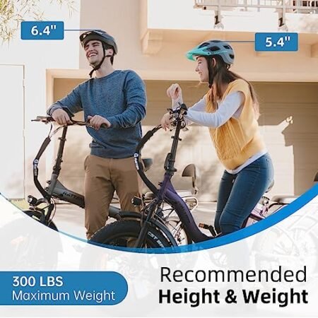 Rattan 750W Electric Bike for Adults 48V 13AH Removable Battery Foldable Electric Bikes LM/LF Pro Ebike 20″ x 4.0 Fat Tire Electric Bicycles 2 Seater