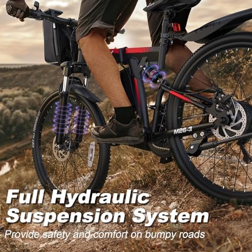 VARUN Electric Bike – Foldable Ebikes for Adults Peak 750W Motor,Folding Electric Bikes with 48V Removable Battery, Up to 20+ MPH & 50 Mile Range, 21-Speed Gears & Dual Hydraulic Suspension - Image 3