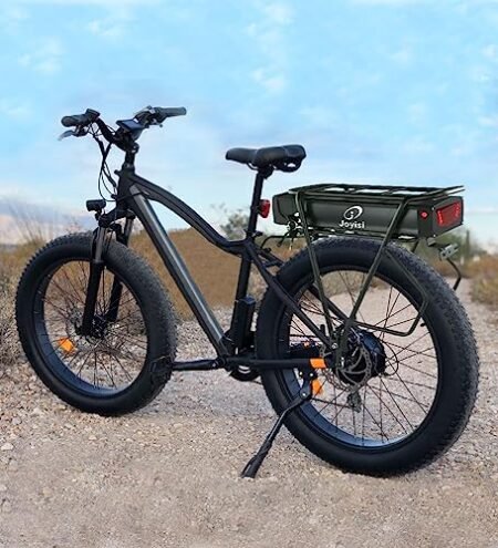 Joyisi Ebike Battery 52V 48V 20AH Lithium ion Battery with Charger, USB Port, Rack and Taillight, Electric Bike Battery for 1000W Bike Motor Kit