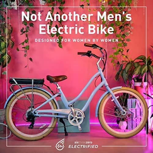 sixthreezero EVRYjourney Women’s Electric Bike, Step-Through Touring Hybrid eBike, 250/500 Watt Motor, 26″ Bicycle, Multiple Colors - Image 5