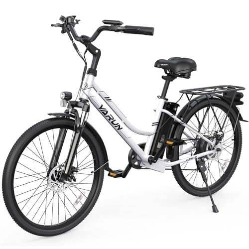 VARUN Electric Bike for Adults – 500W Electric Bicycle Up to 40 Miles, Removable Battery, 7-Speed, and Shock Absorber, Stylish 26″ Ebike Suitable for Commuting - Image 4