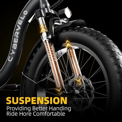 MARS700 Peak 1000W Motor Folding Electric Bike for Adults, 48V 20.8 AH Super Battery Up to 30MPH and 100 Miles, 7-Speed 20″ Fat Tire All Terrain Ebike - Image 6