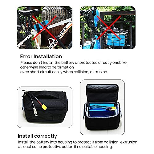 QWW 48V 20AH 50amp Battery for Electric Bicycle,48V20AH 0-2000W Battery Suitable for Electric Bicycles, Electric Scooters, etc - Image 6