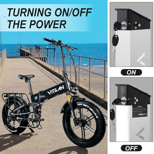VITILAN i7pro 2.0 Electric Bike LG Battery 48V 20AH Removable Li-Ion Battery - Image 3