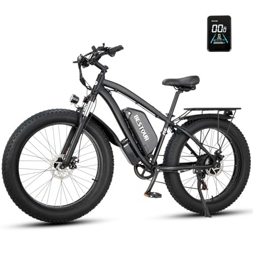 JOYWAY Electric Mountain Bike, Up to 32Mph 1500W Peak Power Electric Dirt Bike 48V 20.8Ah Removable Battery Electric Bike for Adults, 26″x4.0″ Fat Tire Ebikes for Adults - Image 5