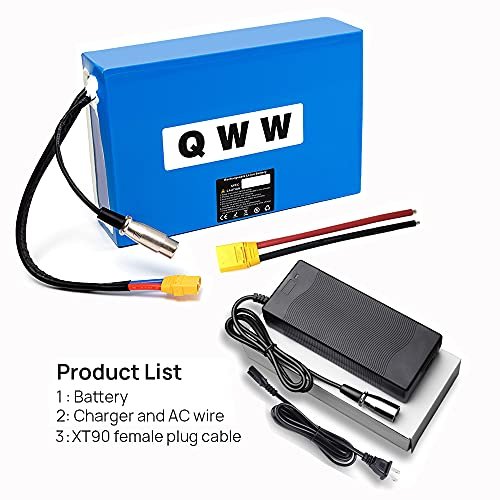 QWW 48V 20AH 50amp Battery for Electric Bicycle,48V20AH 0-2000W Battery Suitable for Electric Bicycles, Electric Scooters, etc - Image 4