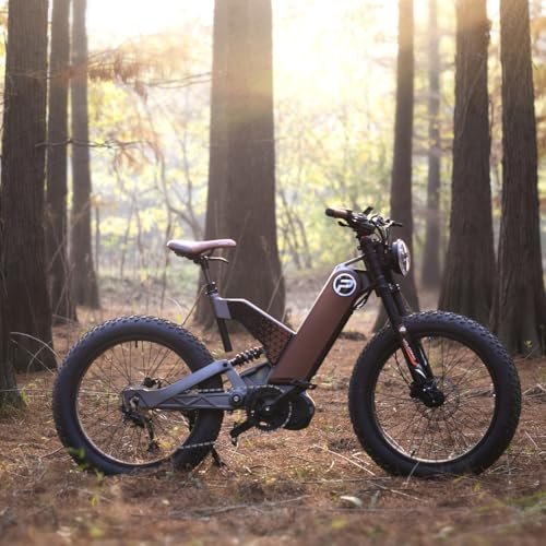 P5 II/P5 Electric Bike for Adults Peak 1700W/1000W 28-32Mph 48V 20Ah Fat Tire Electric Bike 24*4.0 Long Range Electric Bicycle Full Suspension Electric Mountain Bike 7 Speed Ebike Men E Bikes - Image 4